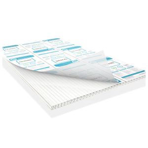 POLICARBONATO 6.10X2.10X5.5MM GLANZE LT BLANCO