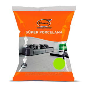 PORCELANA CHEMA VERDE LIMON DE 1 KG